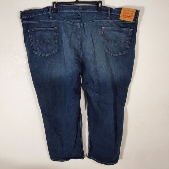 Levis 559 Mens Jeans Dark Wash Stretch Denim W58 L29 actual size - Picture 6 of 13
